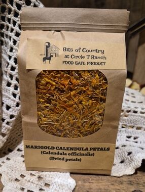 Marigold Calendula Petals (Orange)